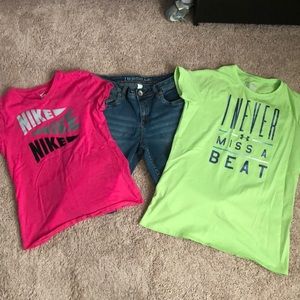 Girls Jeans and T-Shirt bundle
